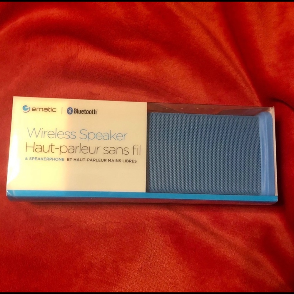 Ematic Bluetooth Wireless Speaker - Blue